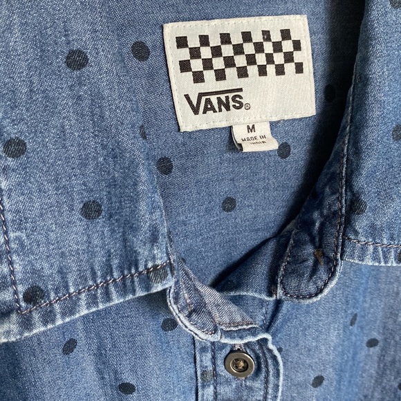 Vans Polka Dot Button Down Shirt - FLAW - Picture 5 of 10